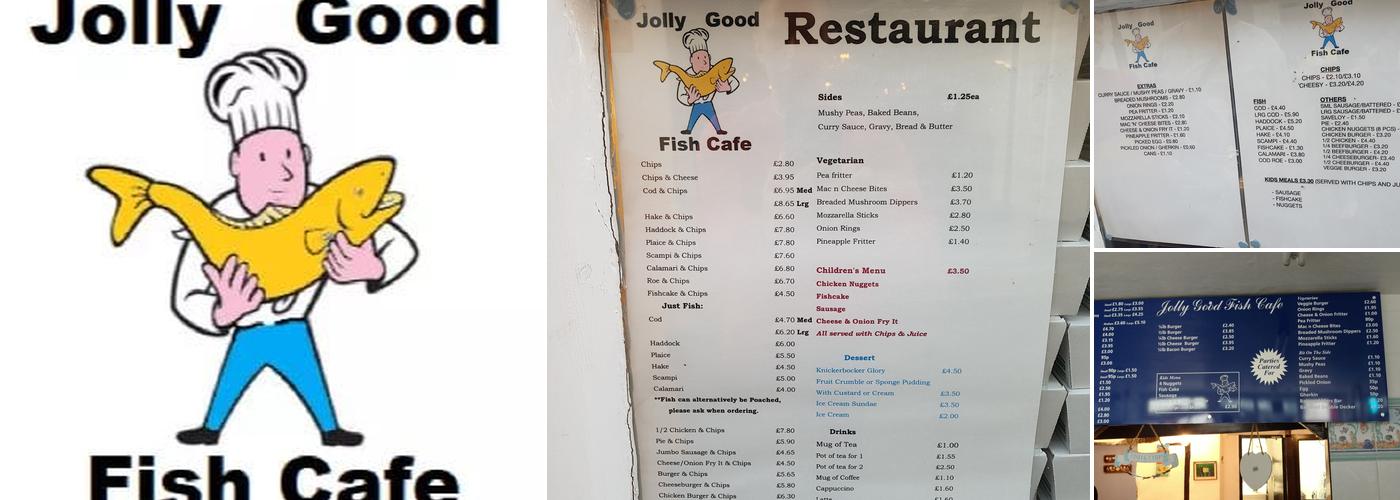 The Jolly Good Fish Cafe Menu