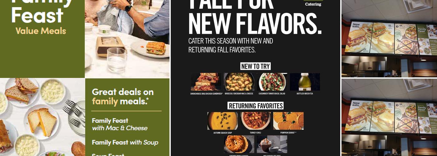 Panera Bread Menu