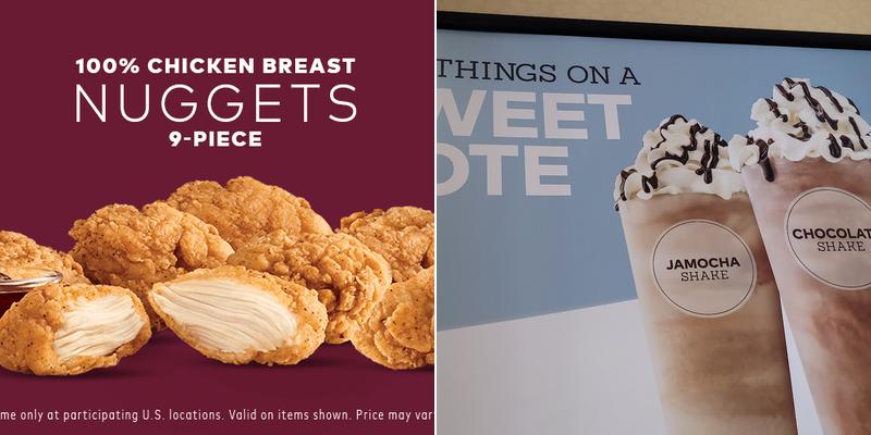 Arby's Menu
