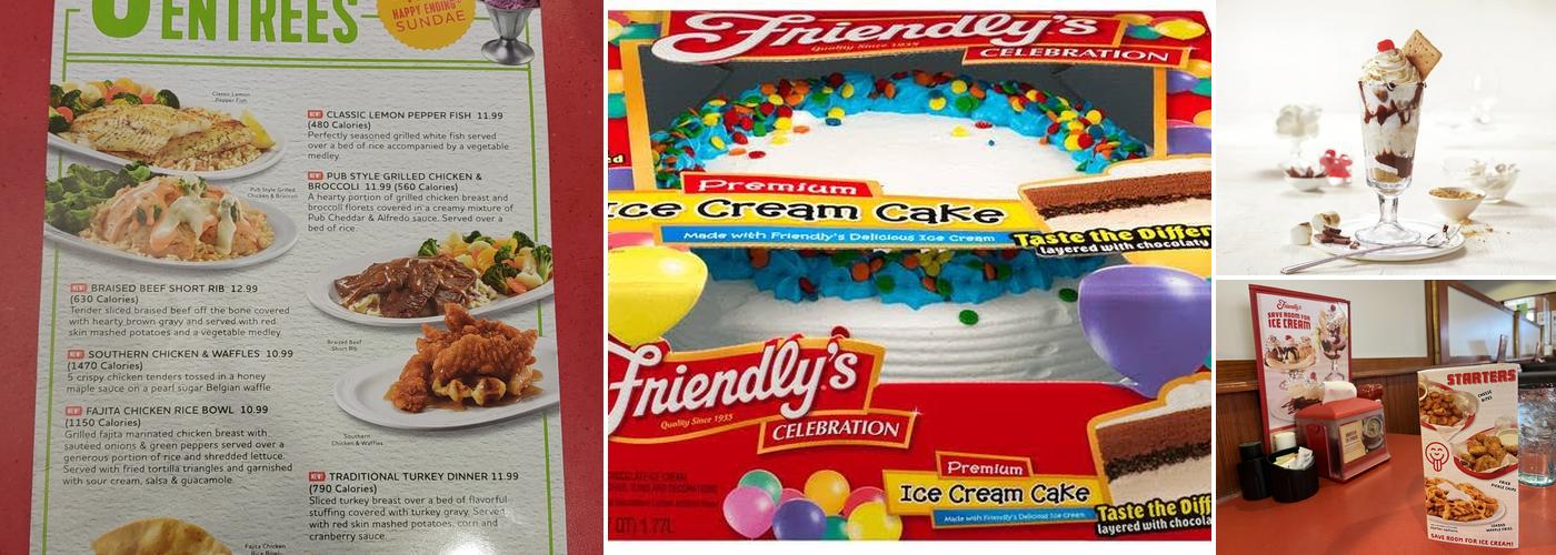 Friendly's Menu