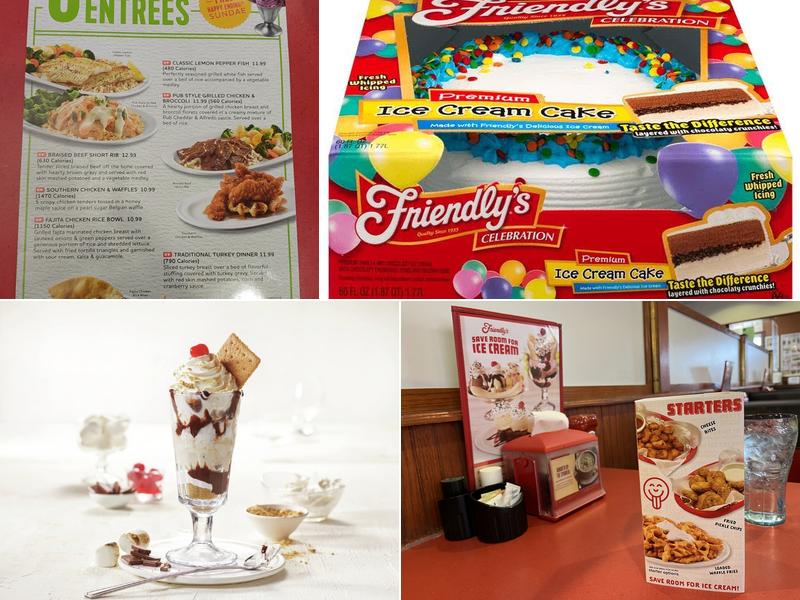 Friendly's Menu