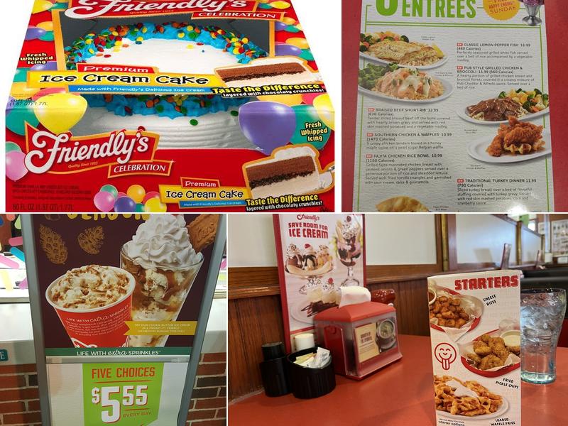 Friendly's Menu