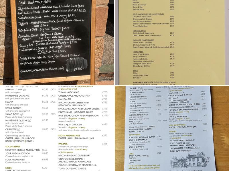 Mill Yard Cafe Menu