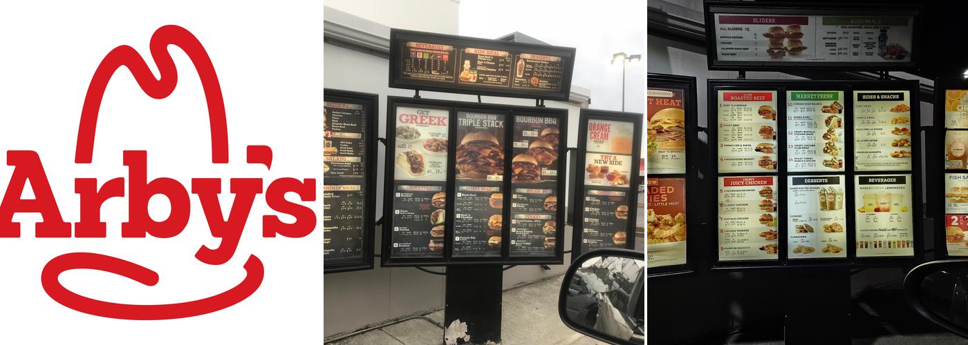 Arby's Menu