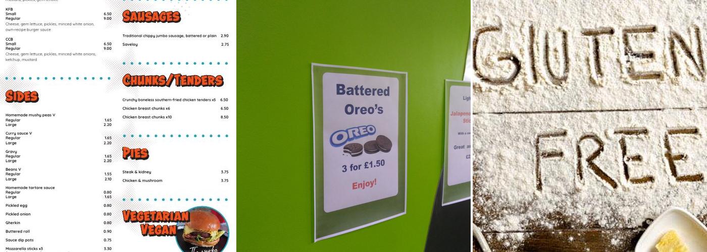 Kingfisher Fish & Chips Menu