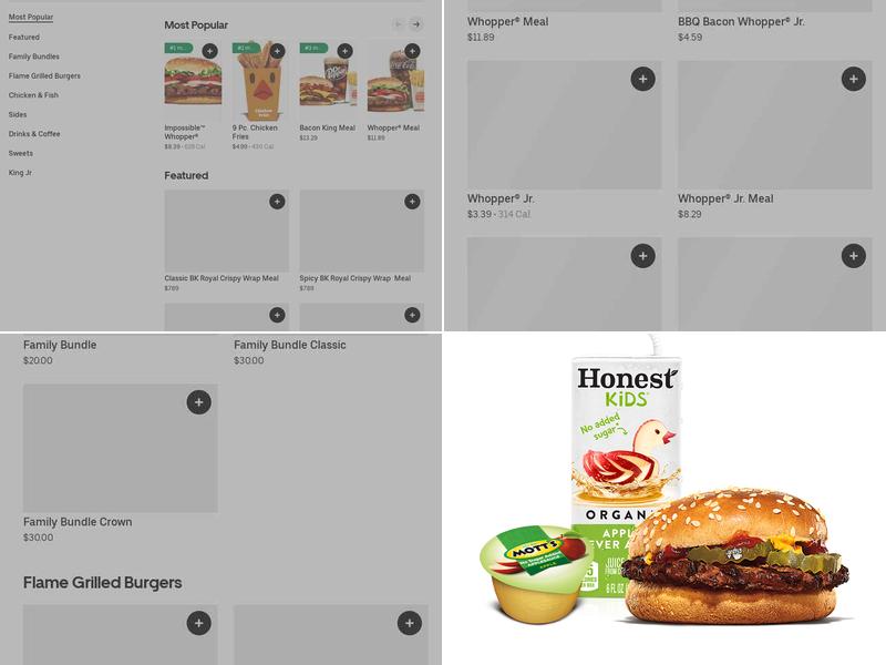Burger King Menu