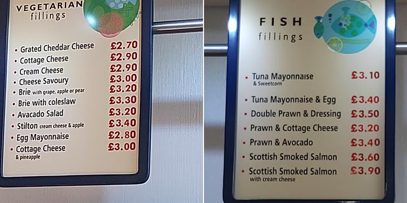 Food Kendal Ltd Menu