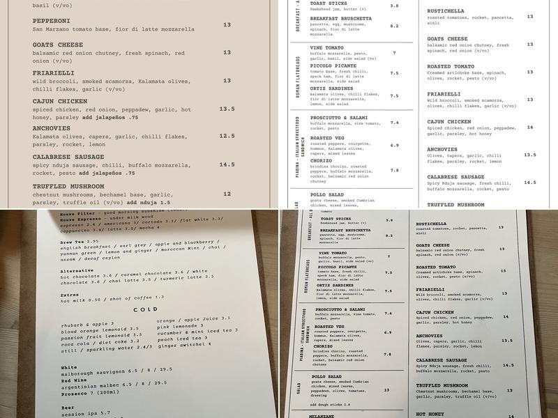 Marra Menu