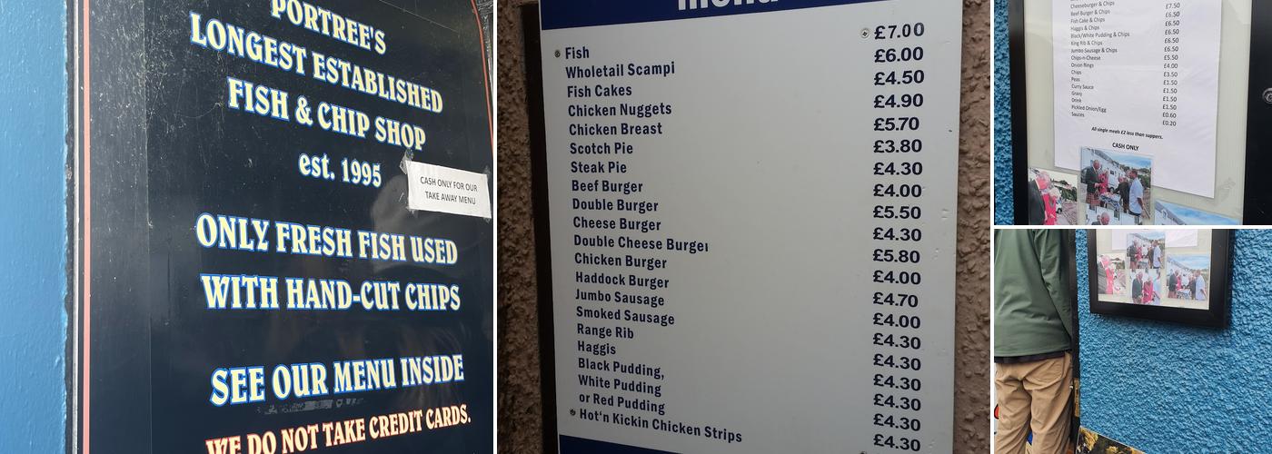 Fish & Chips Menu
