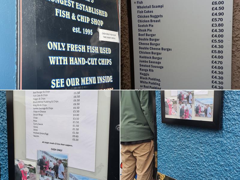 Fish & Chips Menu