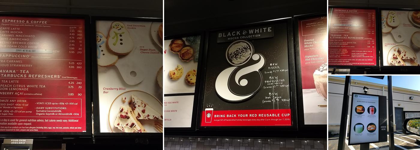 Starbucks Menu