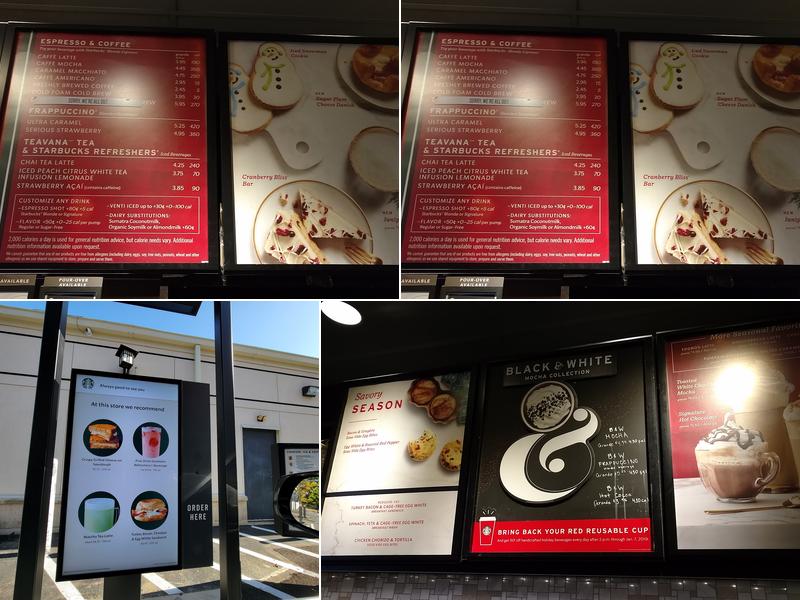 Starbucks Menu