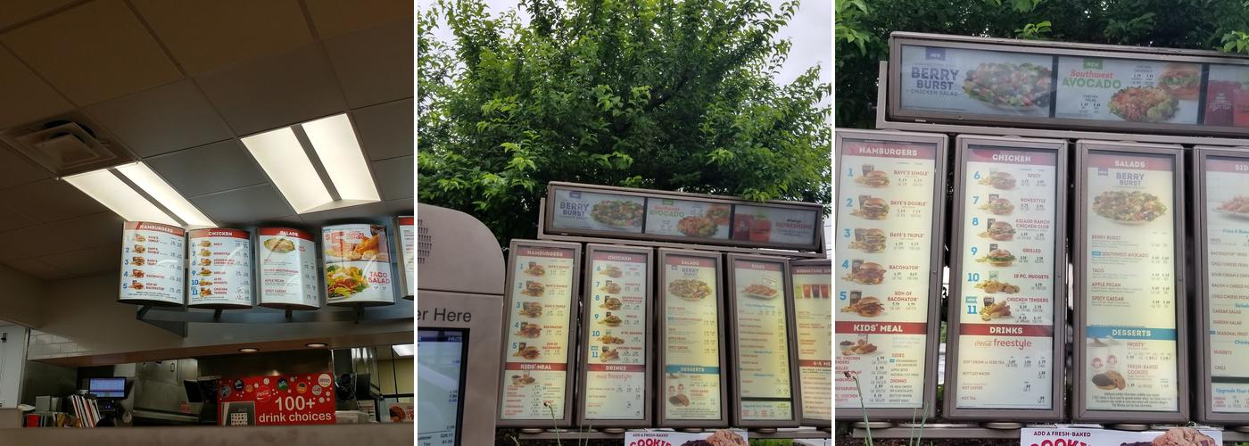 Wendy's Menu