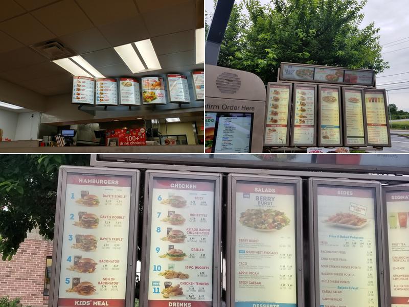 Wendy's Menu