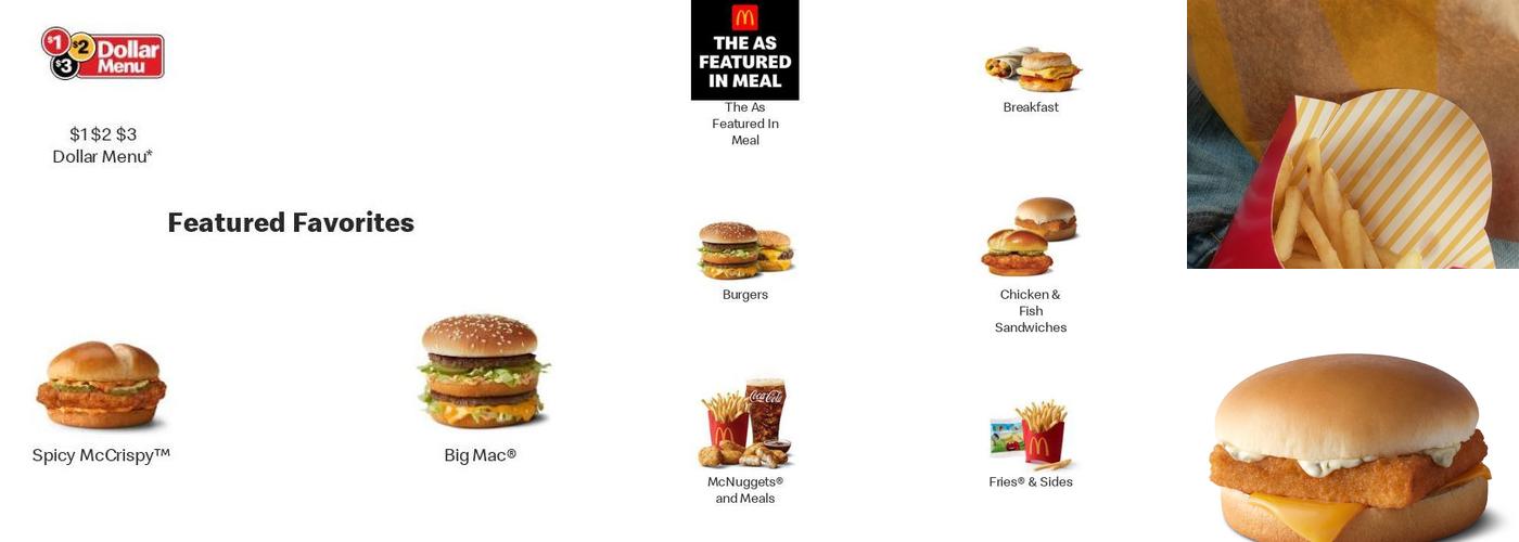 McDonald's Menu