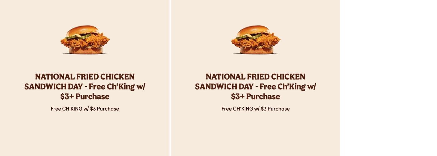 Burger King Menu
