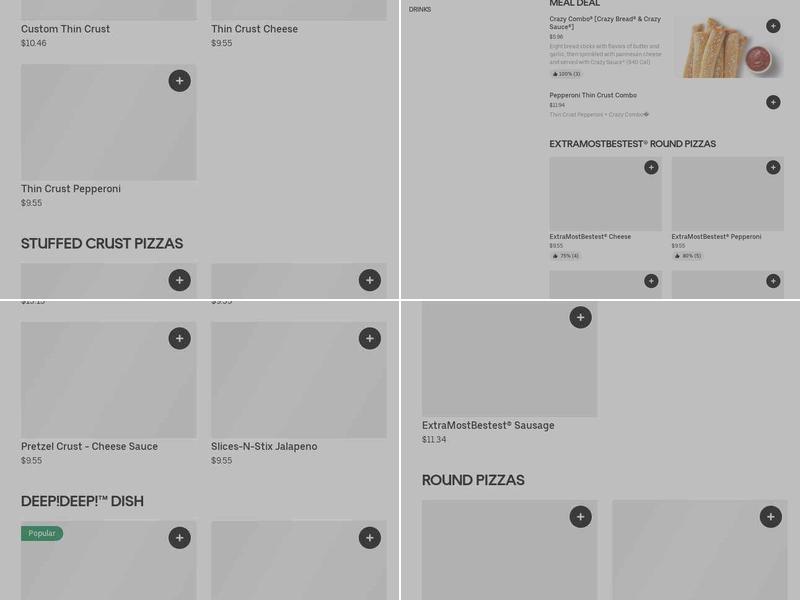 Little Caesars Pizza Menu