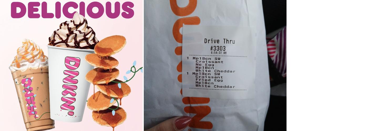 Dunkin' Menu