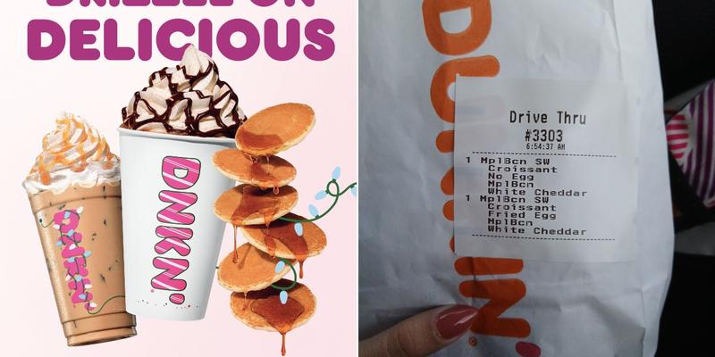 Dunkin' Menu