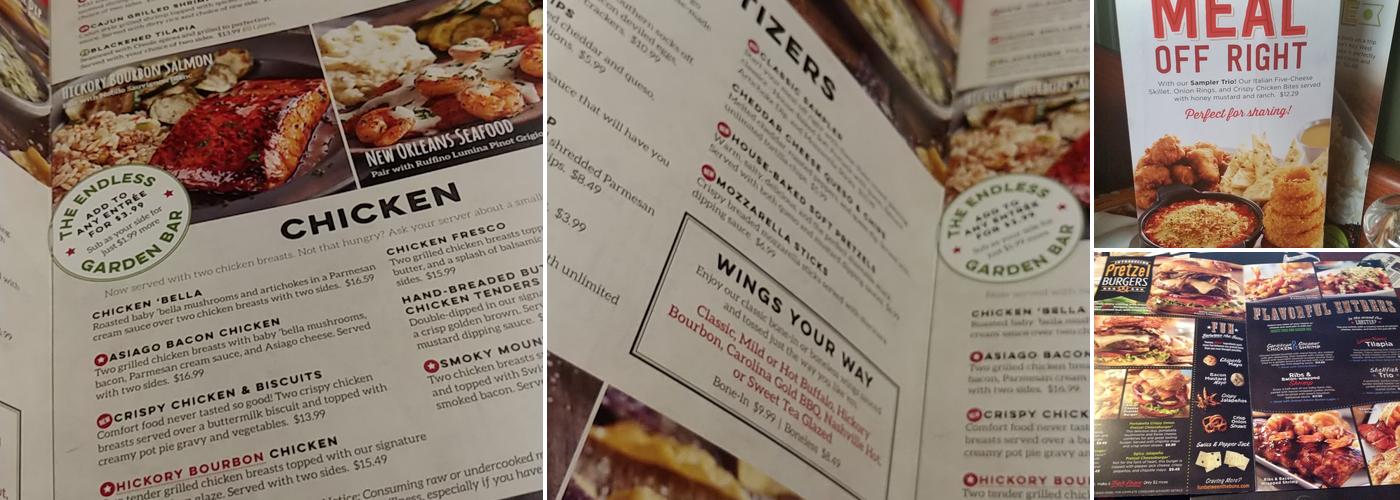 Ruby Tuesday Menu