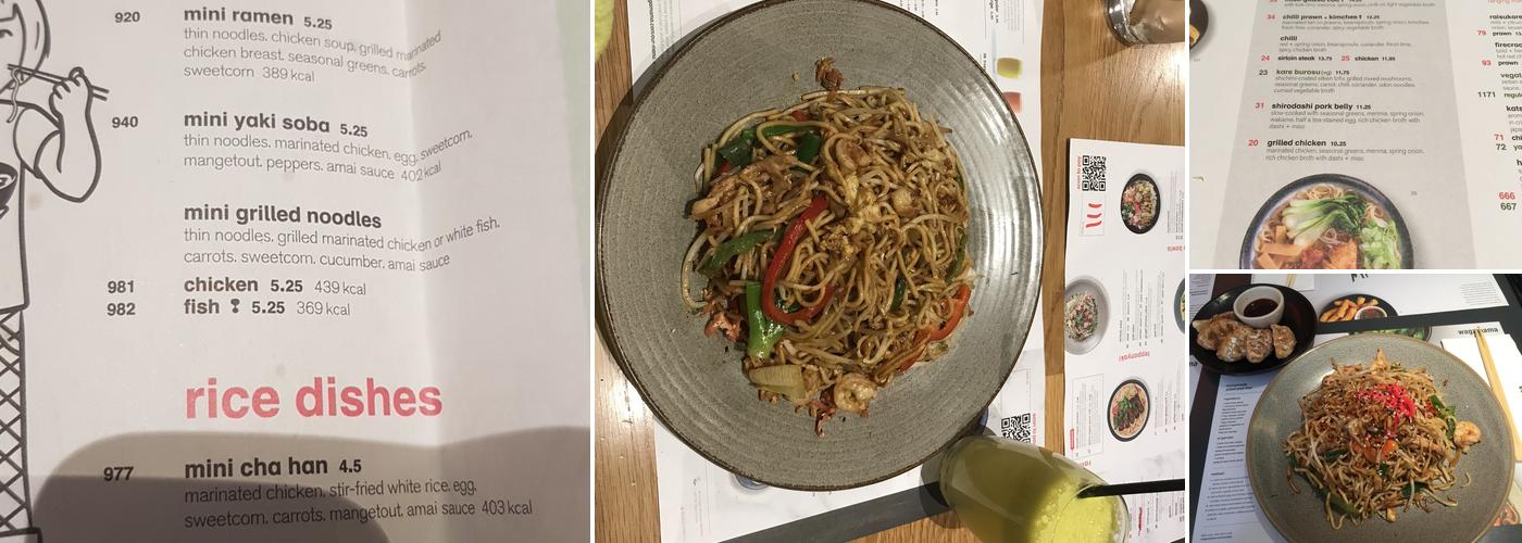 wagamama salisbury Menu