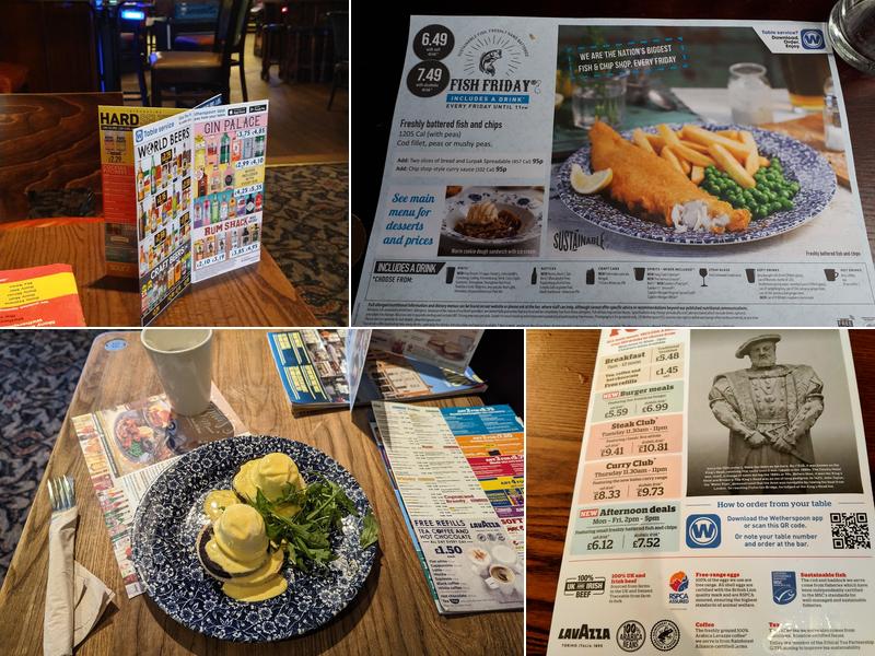 The King's Head Inn - JD Wetherspoon Menu