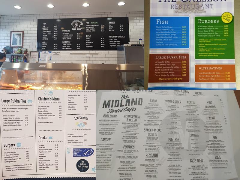 The Galleon Fish & Chips Menu