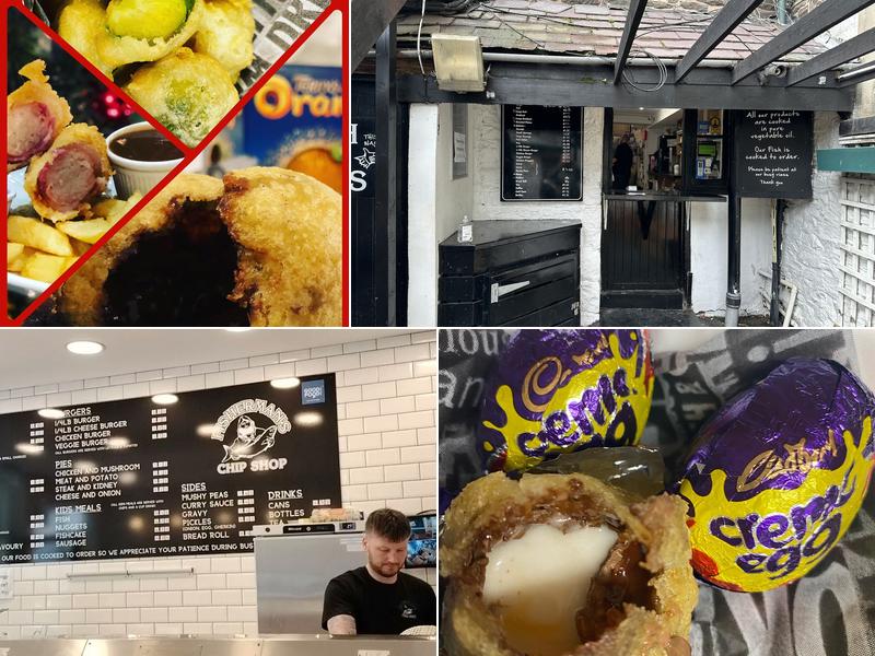 Fishermans Chip Shop Menu