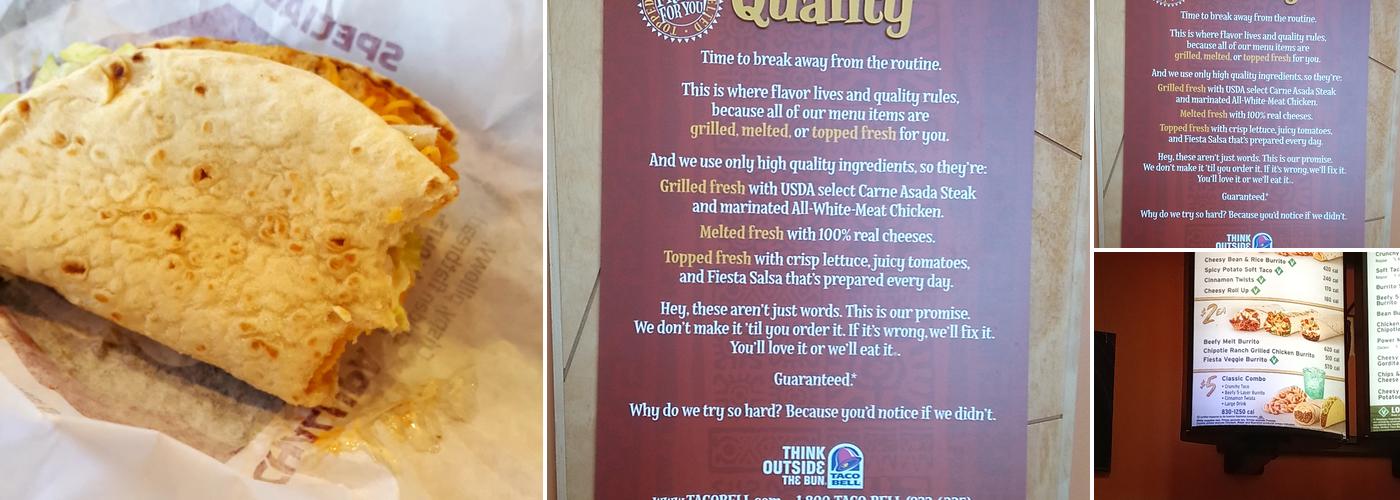 Taco Bell Menu