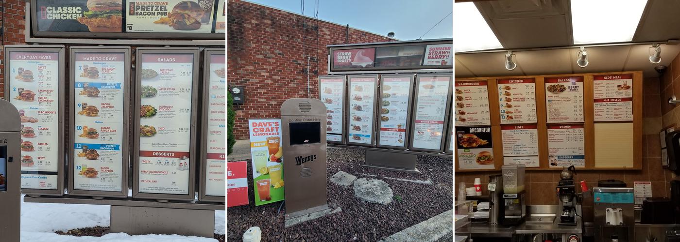 Wendy's Menu
