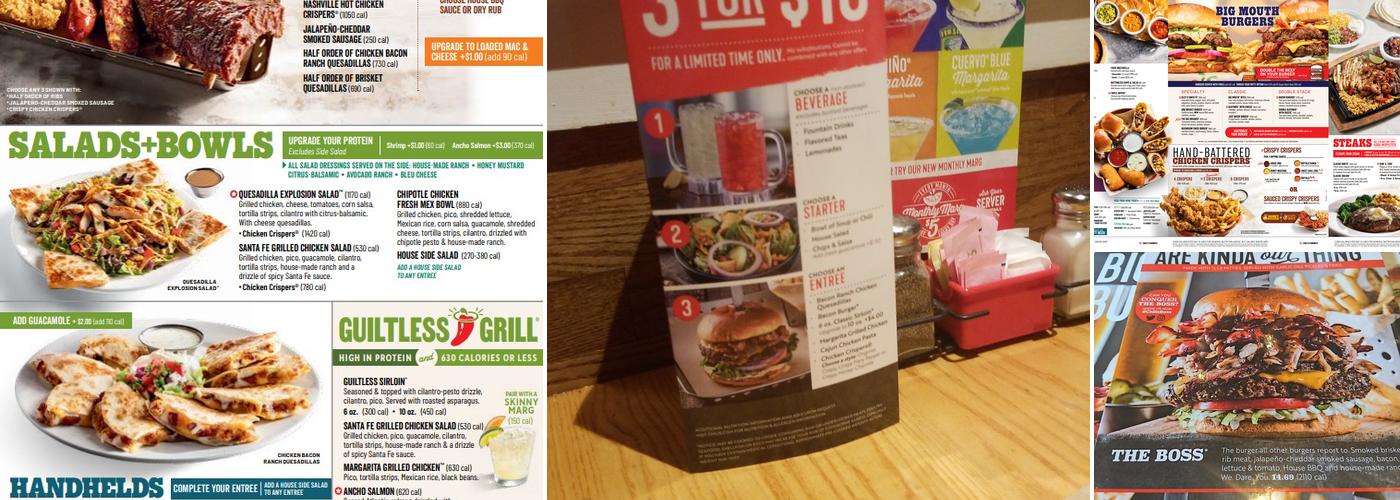 Chili's Grill & Bar Menu