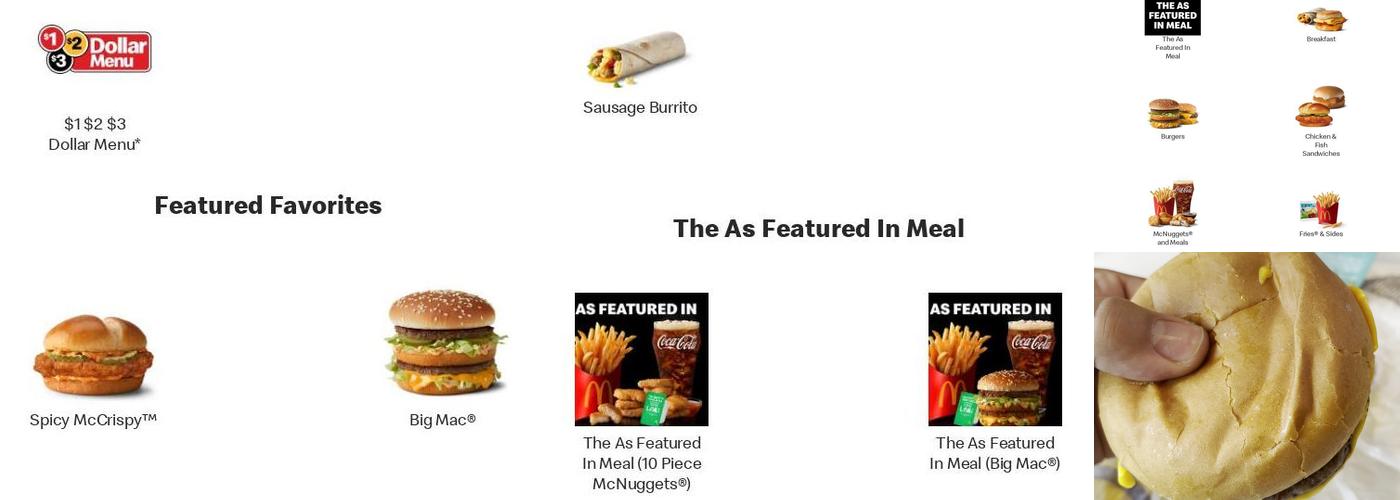 McDonald's Menu
