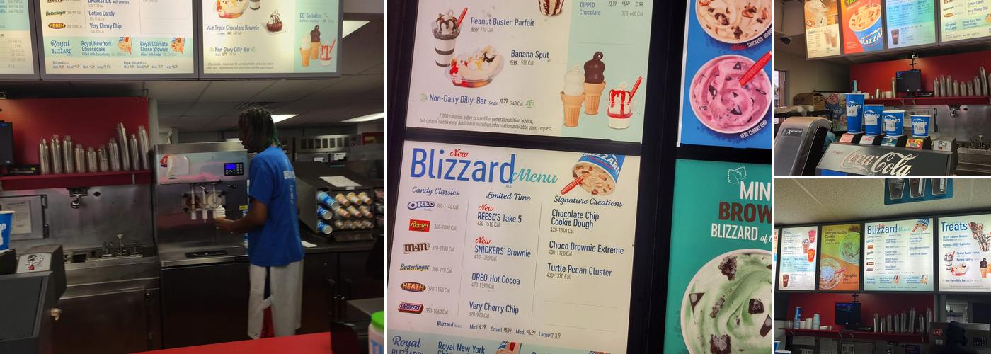 Dairy Queen Menu