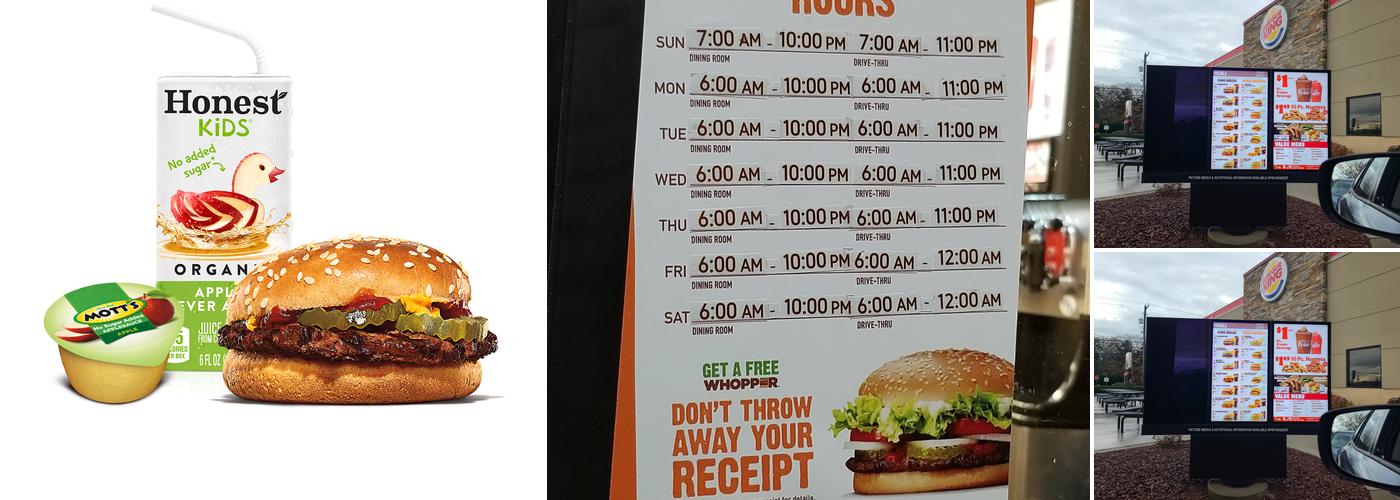 Burger King Menu