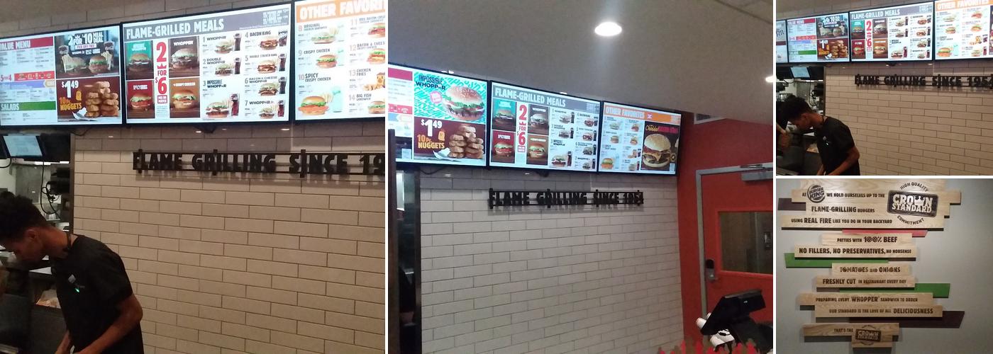 Burger King Menu