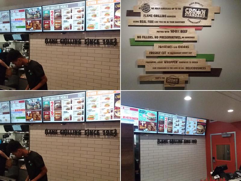 Burger King Menu