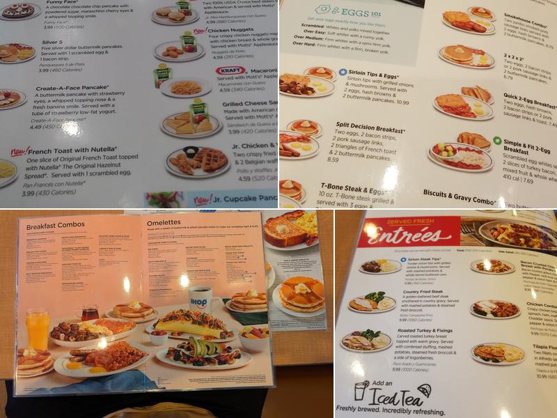 IHOP Menu