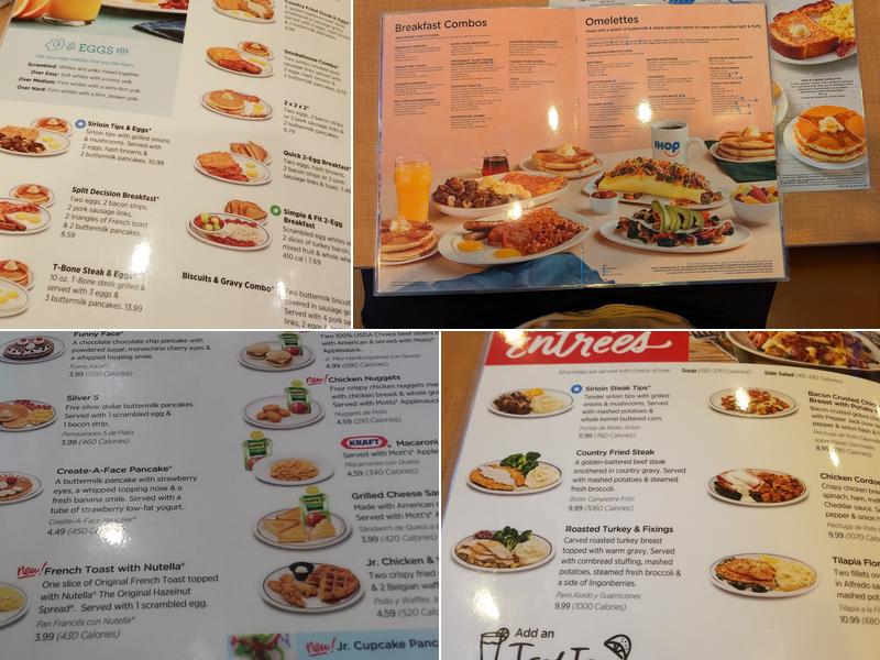 IHOP Menu