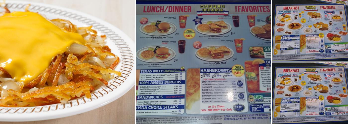 Waffle House Menu
