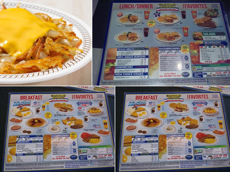 Waffle House Menu