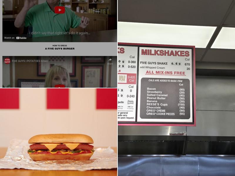 Five Guys Menu