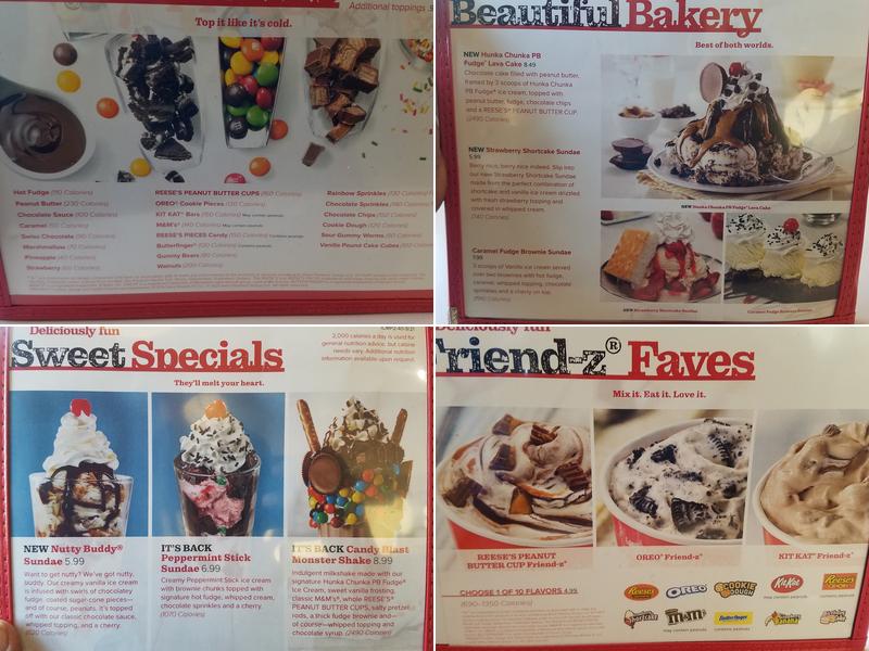 Friendly's Menu