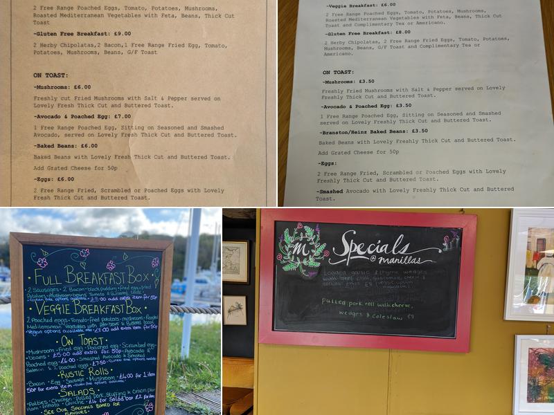 Manillas Menu