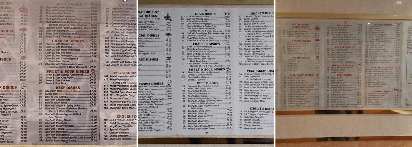 Jade Palace Menu