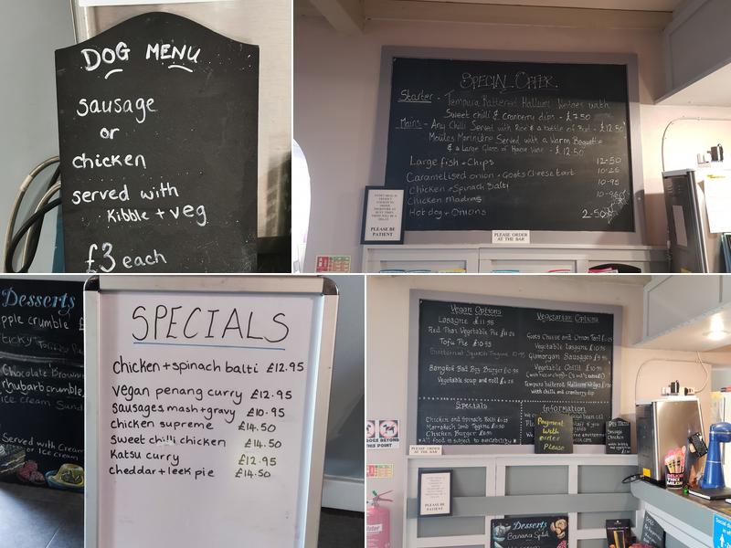 The Freshwater Inn Menu