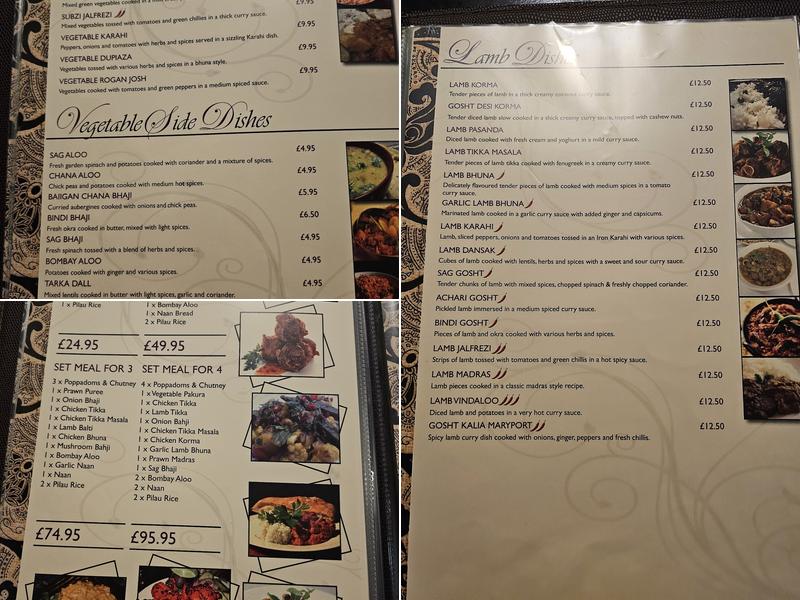 Maryport Tandoori Menu