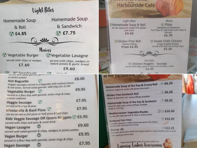 The Harbourside Café Menu