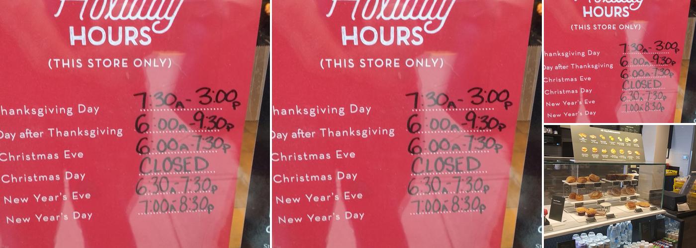 Starbucks Menu