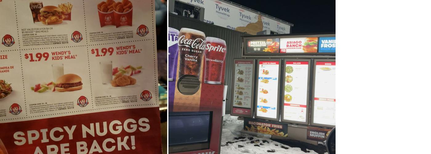 Wendy's Menu