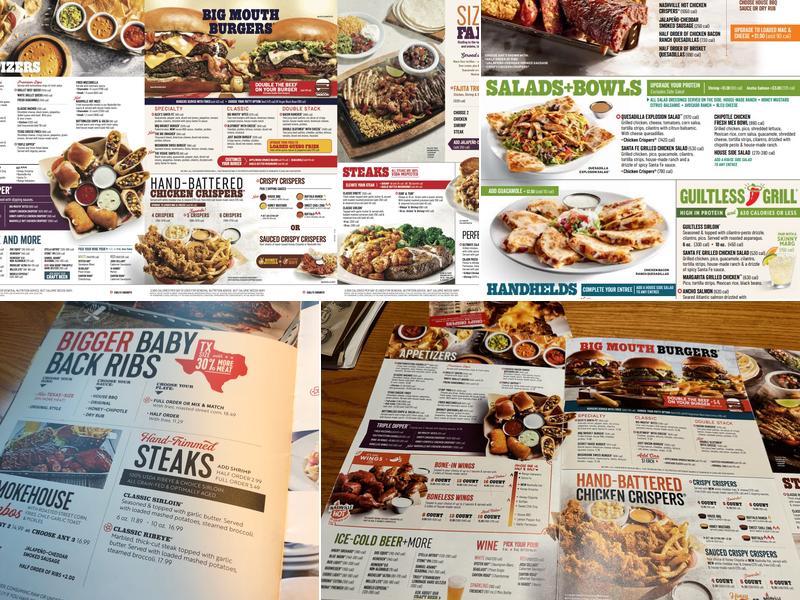 Chili's Grill & Bar Menu